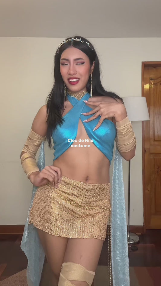 Disfraz Cleo De Nile 🩵